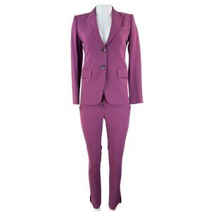 Judith + Charles Purple Suit